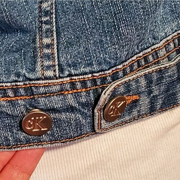 Calvin Klein - Women's Denim Vest Size S - Picture 5 of 6